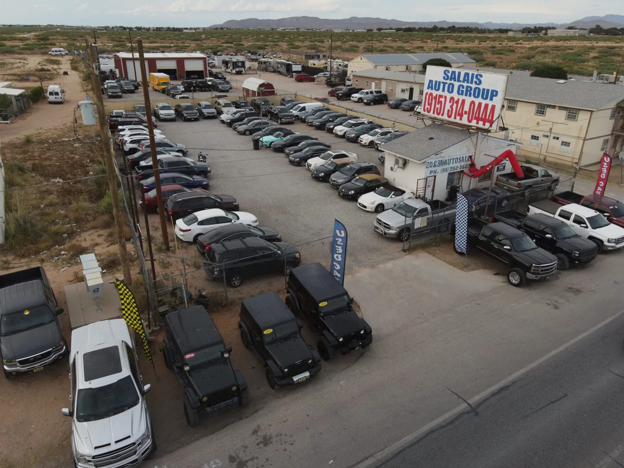 Aerial media created for Salais Auto Group